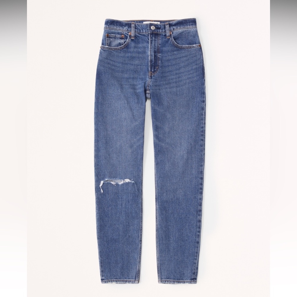 Abercrombie High Rise Mom Jean